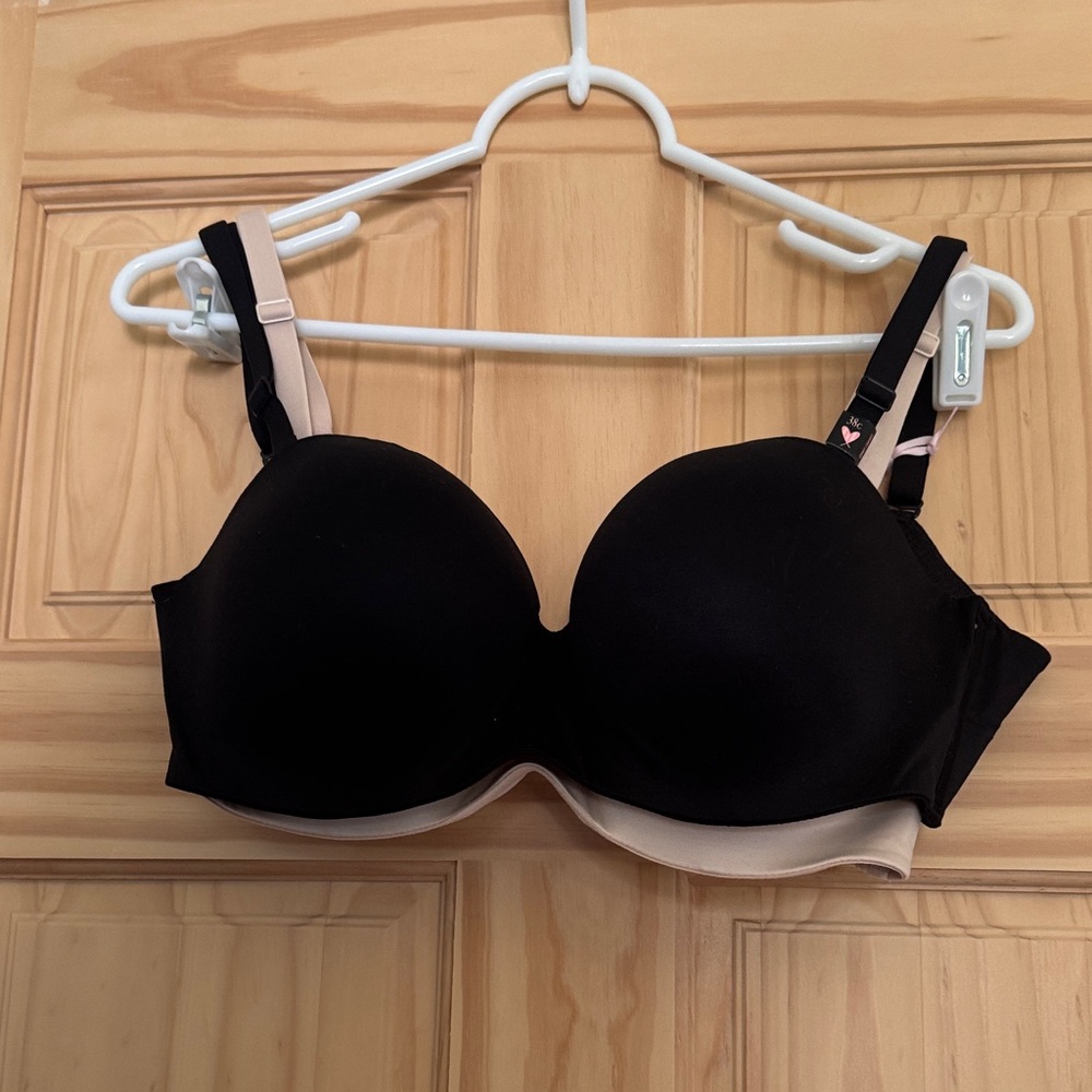 Victoria's Secret Black and Tan Bra